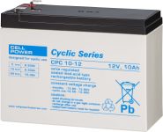 Cellpower CPC10-12 12V-10Ah L151 B65 H100mm, Faston 6,3mm