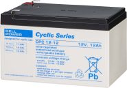 Cellpower CPC12-12 12V-12Ah L151 B98 H98mm, Faston 6,3mm