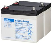 Cellpower CPC38-12S 12V-38Ah L197 B131 H171mm, M6