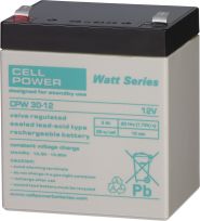 Cellpower CPW30-12 12V-5Ah L90 B70 H106mm, Faston 6,3mm