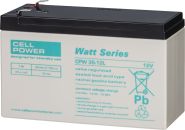 Cellpower CPW35-12L 12V-7Ah L151 B65 H98mm, Faston 6,3mm