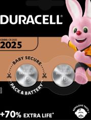 Duracell Lithium 3V DL2025 Blister 2