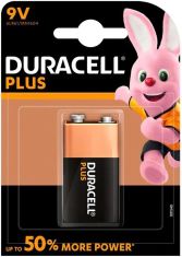Duracell Plus Alkaline 9V 6LR61 Blister 1