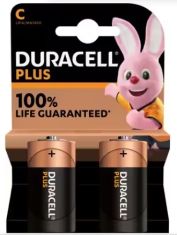 Duracell Plus Alkaline 1,5V LR14 C Blister 2