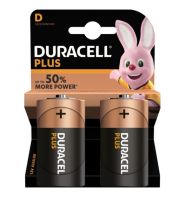Duracell Plus Alkaline 1,5V LR20 D Blister 2