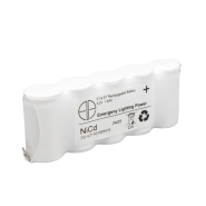 ELP NiCd pack 5 HT CS 6,0V 1,6Ah SBS LF 4,8+ 4,8-