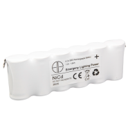 ELP NiCd pack 6 HT Cs 7,2V 1,6Ah E-light SBS FN 2x4,8