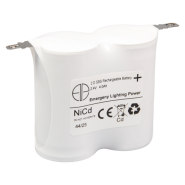 ELP NiCd pack 2 HT D 2,4V 4Ah E-light SBS FN 4,8-/6,3+