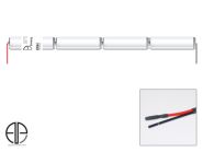 ELP NiMH pack 4 HT AA 4,8V 1,2Ah E-light stick draad