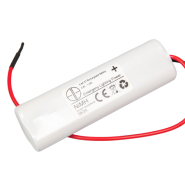 ELP NiMH pack 4 HT AA 4,8V 1,2Ah E-light 122 draad 20cm