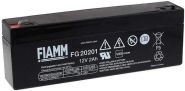 Fiamm FG20201 2,0Ah 12V VdS L178 B35 H60, Faston 4,8mm