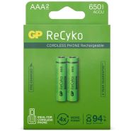 GP ReCyko+ NiMH 1,2V 650mAh AAA Blister 2