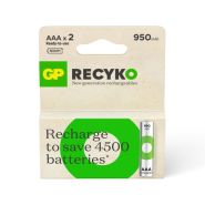 GP ReCyko+ NiMH  1,2V AAA 950mAh carton Blister 4