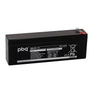 PBQ 2.6-12 12V-2,6Ah L178 B34 H71mm, Faston 4,8mm