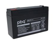 PBQ 3.5-4  4V-3,5Ah L90 B34 H66mm, Faston 4,8mm