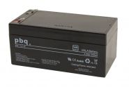 PBQ 3.2-12 12V-3,2Ah VdS V-0 L134 B67 H67mm, Faston 4,8mm