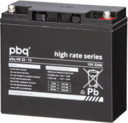 PBQ HR 22-12 12V-22Ah L181 B76 H167mm, M6