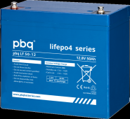 PBQ LF 50-12 LiFePo4 12V-50Ah L198 B165 H170mm, M6