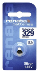 Renata Zilveroxide 1,55V 329 Blister 1