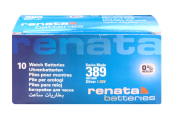 Renata Zilveroxide 1,55V 389 Blister 1