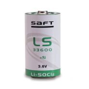 Saft Lithium batt 3,6V LS33600 U-lip