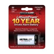 Ultralife Lithium 9V XSMOKE Blister 1