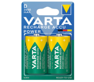 Varta Recharge Accu Power NiMH 3000mAh D Blister 2