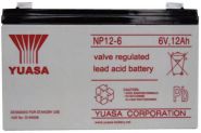 Yuasa NP12-6 6V 12Ah VdS L151 B50 H97,5mm, Faston 6,35mm