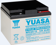 Yuasa NPC24-12I 12V 24Ah  L166 B175 H125mm, M5