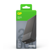 GP Powerbank M2+ 20C 20.000mAh 1xUSB-A 2xUSB-C Grijs