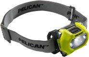 Peli 2765Z0 hoofdlamp geel ATEX zone 0, 141 lumen
